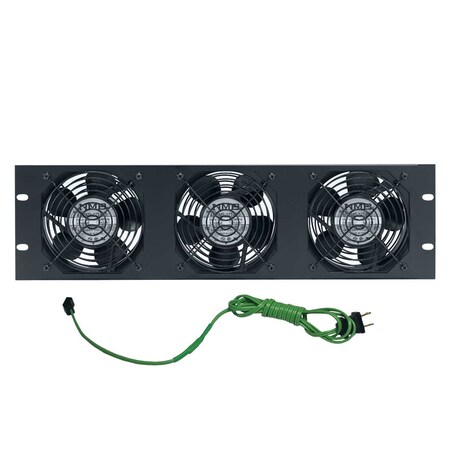 Lowell Panel w 3 Whisper Fans 3U FW3-3T