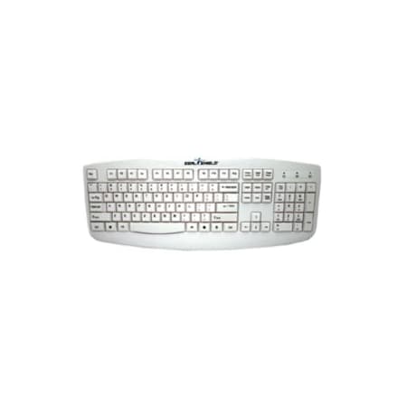 Sealshield Seal Shield Silver Storm STWK503 Keyboard - USB - White STWK503