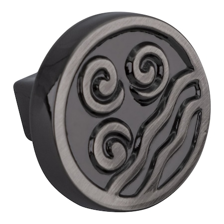 Brixwell Modern Motif Round Cabinet Knob For Kitchen And Cabinet Hardware 1-1/8 in Dia Pewter BXB8444PWT
