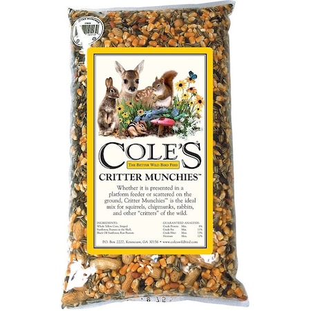 Coles Wild Bird Products Cole'S Critter Munchies, Blended Seed, 10 Lb Bag CM10