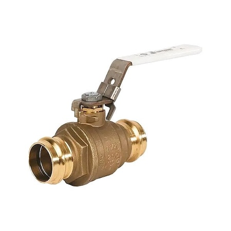 Jomar Valve 2 Piece, Full Port, Press Connection, De 100-204SSG-LH