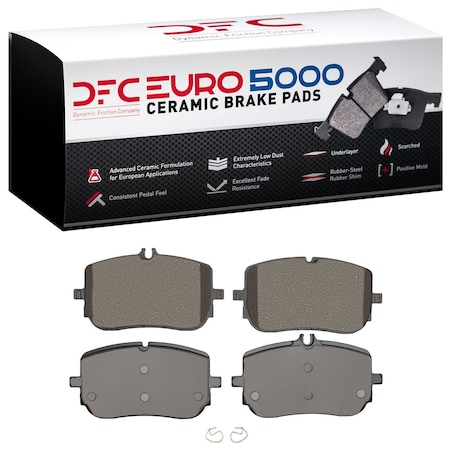 Dfc 5000 Euro Ceramic Disc Brake Pad Set, 1600-2206-00