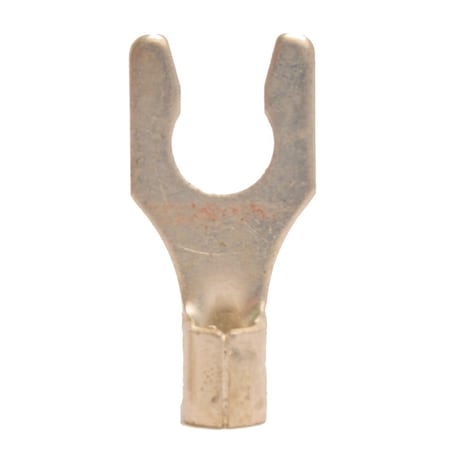 Hillsdale Terminal Fork Terminal, 1/4 in Stud Size, 10 AWG, 600 V, 500 PK 10241
