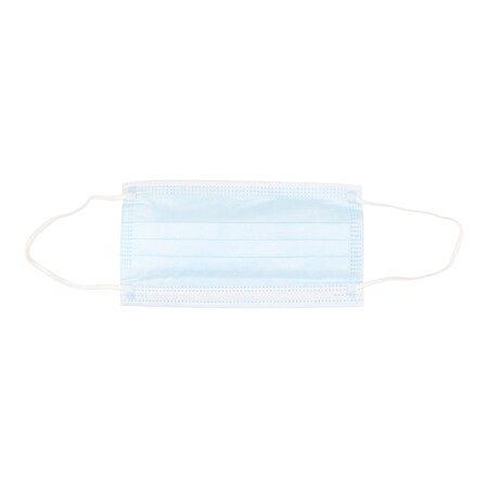 Zoro Select Procedural Mask, Universa, Flat-Fold, PK100 56JD44
