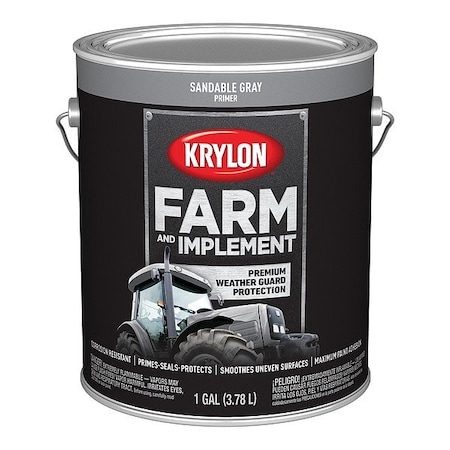 Krylon Primer, Gray, 1 gal, Brush K01981008