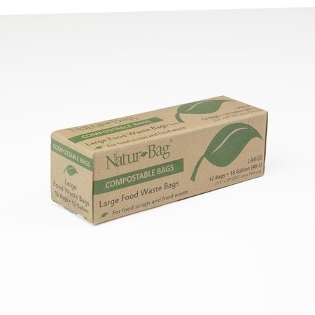Natur-Bag 13 Gallon Retail 23.5in x 29in, 12PK NT1075-RTL-00007