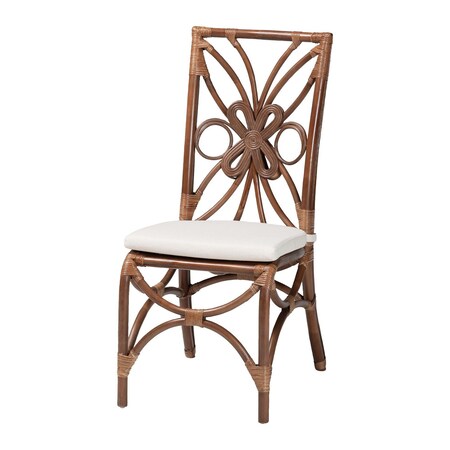 Bali & Pari Brama Natural Rattan Dining Chair 266-14557-ZORO