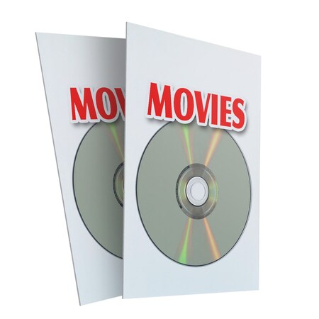 Signmission Movies, Plastic Signs Only 24 Inch x 36 Inch, Corrugated Plastic, 2PK CSB-2436-2PACK-Movies