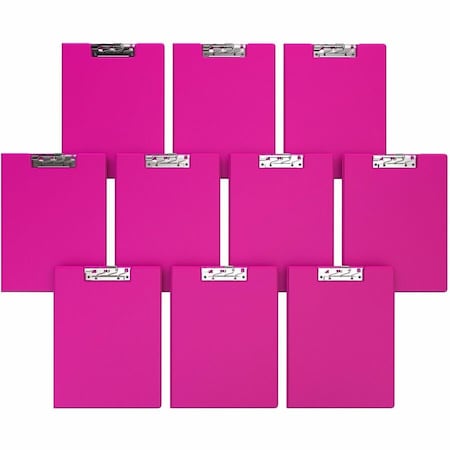 Davis Group Essential Clipboard, Lever Clip-Pink, PK10 4511-43-10