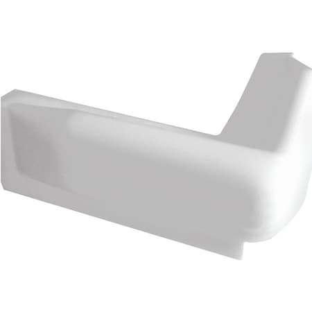Multinautic Corner Bumper, PVC, White, 10 in W, 10 in H 15003