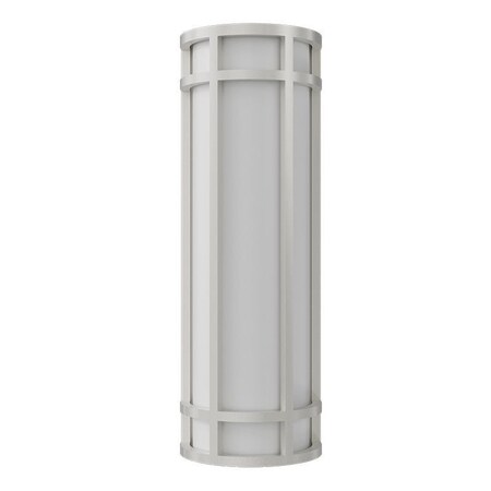 Westgate 18in OUTDOOR SCONCE 20W 1500LM CRI80, 30/40/50K SELECTABLE - GRAY, 3000K/4000K/5000K, Silver LDSL-MCT-D-SIL