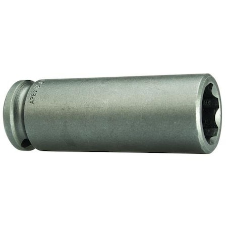 Apex 5/8" Square Drive, 18mm Metric Socket, Power 5/8" Drive, 18mm Sz, 88.9mm L SF-18MM36