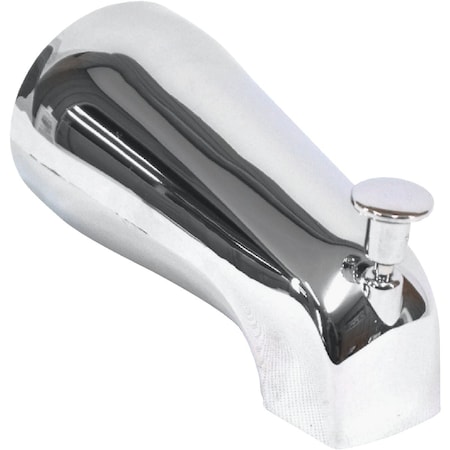 Us Hardware Mobile Home 5-1/2'' Chrome Bathtub Spout with Diverter P-526C