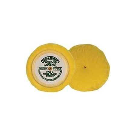 Schlegel Polishing Pad, 9 in Dia, Wool Blend Pad 904-LB
