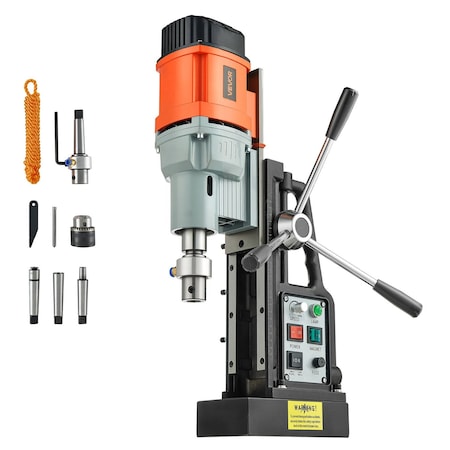 Vevor Magnetic Drill Press Mag Drill Press 1550 W 2.4 in Boring Dia 0-600 RPM J1CD-60D