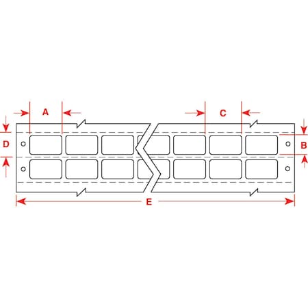 Brady DATAB Matte Polyester Lbls 0.25 in H x 1 in W White 10000/PK, 10000PK DAT-181-619-10