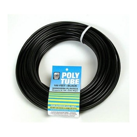 Dial Mfg 100' Blk Poly Tubing 4321