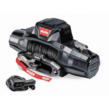 Warn Vehicle Mounted Recovery Winch 12 Volt Electric 14000 Lb Capacity Spydura Synthetic Rope 110014