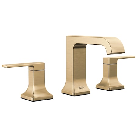 Delta Velum Two Handle Widespread Bathroom Faucet In Champagne Bronze 3539LF-CZMPU