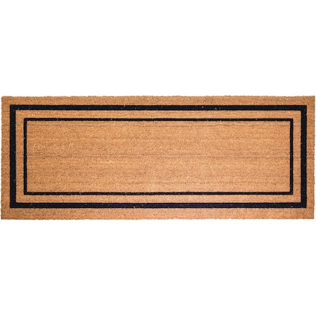 Americo Home Tan 24'' x 60'' Coir/Vinyl Door Mat 77FLCLB025