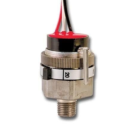 Omega Mechanical Pressure Switch, OEM, Gauge Type, (1) 1 A SPST, 1/8 " NPT Male, 15 psi to 500 psi, 5 psi PSW-625
