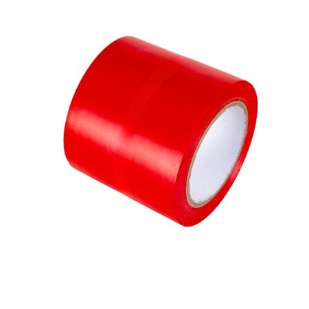 Gtse Wide Red Floor Line Marking Tape - 4in x 108ft LMT-501-RED