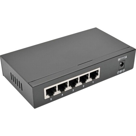 Tripp Lite Gigabit Ethernet Switch Desktop Metal Unmanaged Switch 5-Port NG5