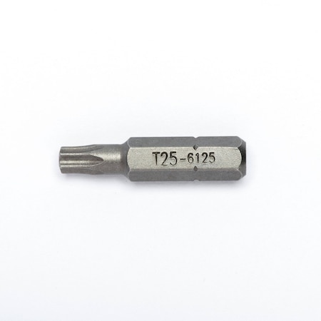 Genius Tools 1/4in Hex Shank, T-25 Star Screwdriver Bit 30mmL 6125