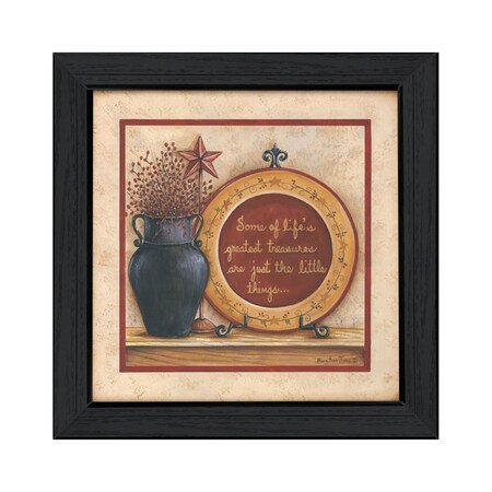 Homeroots Greatest Treasures 4 Black Framed Print Wall Art 407803
