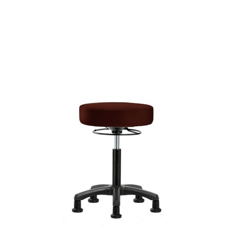 Blue Ridge Ergonomics Med Bench Mini-Stool, Vinyl, Glides, Burg BR-VMBMS-RG-RG-8569
