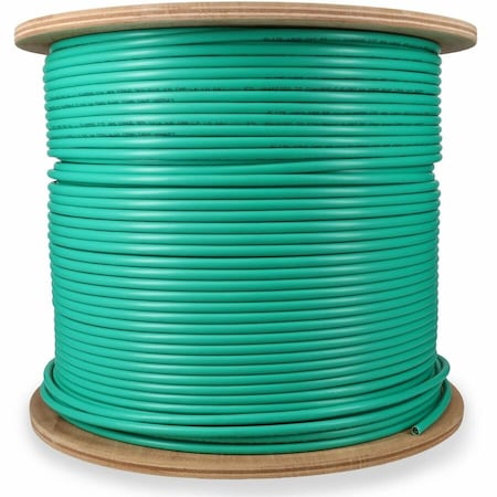 Add-On Addon 1000Ft Non-Terminated Green Cat6A Stp Plenum-Rated Copper Patch ADD-CAT6A1KSP-GN