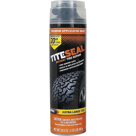 Tite-Seal 24-1/2 Oz. Aerosol Truck & SUV Tire Puncture Sealer and Inflator, with 8'' Applicator Hose TSTR/22