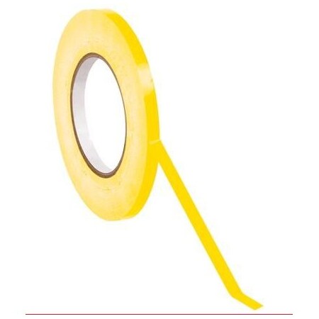Bubblefast 96-3/8'' x 180 yds. Yellow 96 Pack Bag Tape, 96PK BFT962024Y