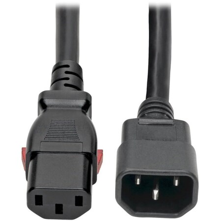 Eaton Tripp Lite Series Heavy-Duty PDU Power Cord, Locking C13 to C14 - 15A, 250V, 14 AWG, 6 ft. 1.83 m P005-L06