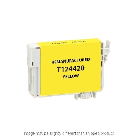 Epson Replacement, YELLOW Compatible InkJet Ink, 220 page yield T124420