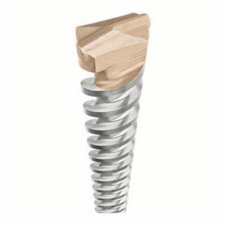 Black+Decker Rotary Masonry Drill Bit, 2-Cutter, 1/2 in Drill Bit, 45/64 in Shank, Carbide Cutting Edge DW5803