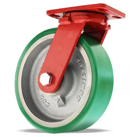 Hamilton Spinfinity Maintenance-Free Kingpinless ZFFM Series Swivel Caster, 10" x 3" Duralast (95A) Wheel S-ZFFM-13DB