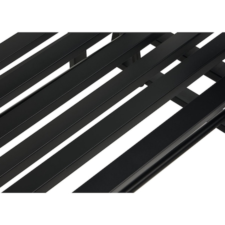 Outdoor Expressions Black Metal 50'' Patio Glider 815528