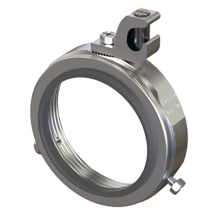 American Fittings Ground Bushing with Lug, 1-1/4-in Diameter, 14 - 4 AWG, Steel with Zinc Finish GB125BGL