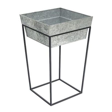 Achla Designs Achla  Arne Stand with Deep Galvanized Tray, Tall FB-46G7