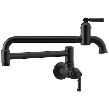 Delta Broderick Wall Mount Pot Filler 1190LFL-BL