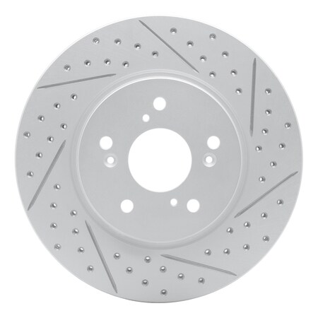 Dynamic Friction Co DFC Geoperformance Rotor - Drilled and Slotted 830-59055R