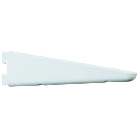 Knape & Vogt 182 Series Shelf Bracket, 9.23 in L, Steel, White 182 WH 9