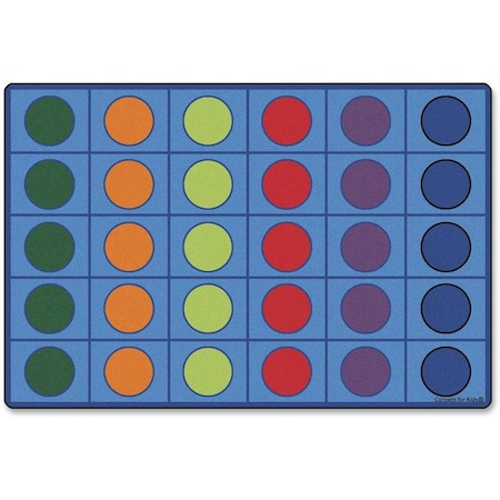 Carpets For Kids 4216 Seating Circles Rug - 30 Seats 4216
