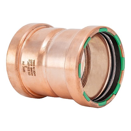 Quickfitting Surepress Crimp Coupling, 3"Sz, 3 1/8" dia., 5 psi SPWC88R