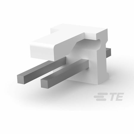 Te Connectivity Headers & Wire Housings Frctn Lk Hdr Str 2P Square Post Tin 640445-2
