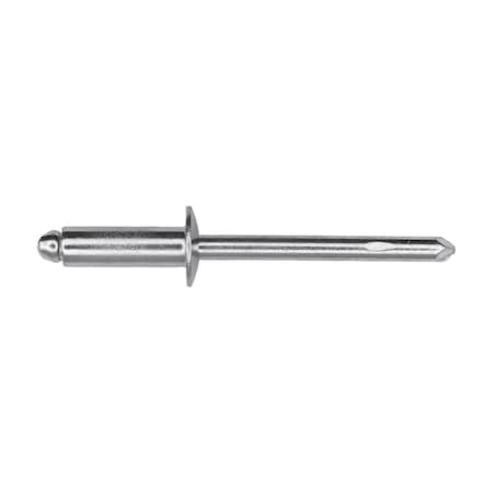 Auveco Pan-L-Rivets Dome 3/8in Diameter 3/16in Grip 1/4in-3/8in, 100PK 8895