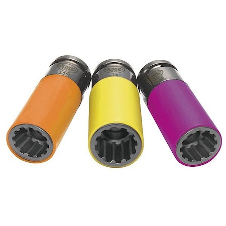 Ame Automotive Socket Set, Spline, Imperial 68025
