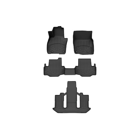 Weathertech Black, Front and Rear and Rear FloorLiner HP 441813-1-3-5IM