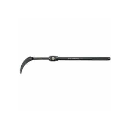 Gearwrench Indexing Pry Bar, Round Stock, 5.5 L Blade, Grooved Head Profile, Extendable, 21 in to 33 in 329-82220